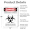 Signmission Danger Corona Outbreak OSHA Notice Sign, Aluminum, 12in W x 18in L, 2PK OS-2PACK-NS-A-1218-25570 - alternate 5